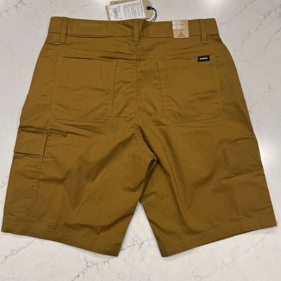 Prana‎ NEW Double Peak Cargo Shorts Mens 32 x 10" Bronze Standard Fit Outdoor - Picture 2 of 15